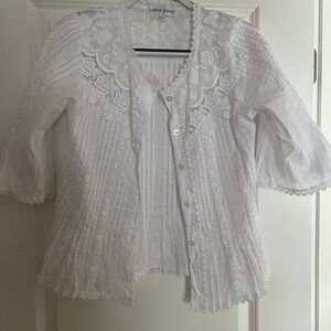 White Lace Blouse